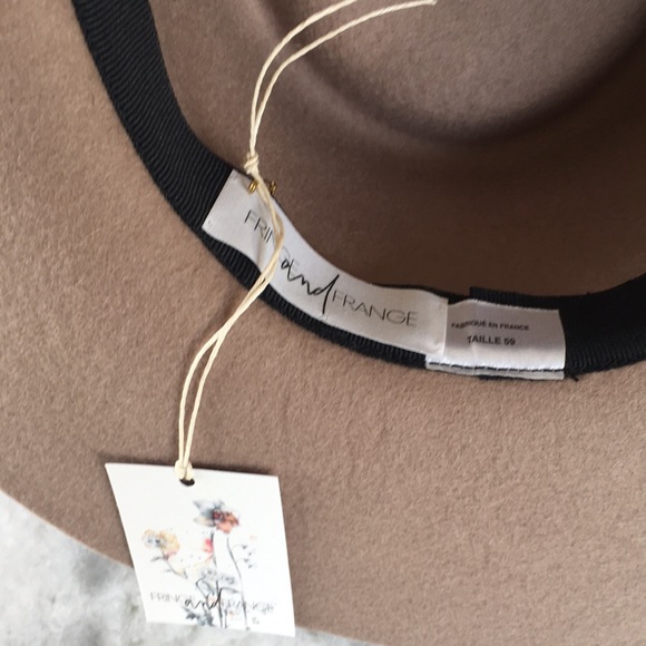 Fringe and Frange Moon Phase Felt Fedora - Picture 5 of 7